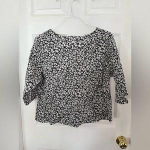 Handmade Linen 3/4 Sleeve Top​​